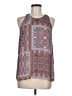 Violet & Claire 100% Polyester Gray Sleeveless Blouse Size M - photo 1