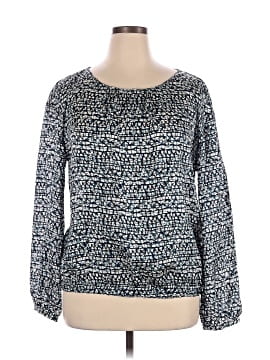 Tory Burch Long Sleeve Silk Top