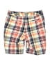 Talbots 100% Cotton Plaid Yellow Board Shorts Size 4 Petite - photo 2