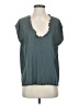 KLD Signature 100% Polyester Teal Short Sleeve Blouse Size S - photo 1