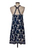 Max Studio Paisley Blue Casual Dress Size S - photo 2