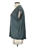 KLD Signature 100% Polyester Teal Short Sleeve Blouse Size S - photo 5