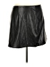 Gap 100% Polyester Black Faux Leather Skirt Size XXL - photo 1