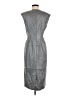 Brooks Brothers Metallic Silver Cocktail Dress Size 6 - photo 2