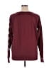 Instant Message Burgundy Long Sleeve Top Size XL - photo 2