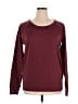 Instant Message Burgundy Long Sleeve Top Size XL - photo 1