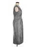 Brooks Brothers Metallic Silver Cocktail Dress Size 6 - photo 4