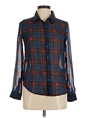 Rusty Long Sleeve Blouse (view 1)