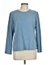 Nina Leonard 100% Acrylic Blue Long Sleeve Top Size L - photo 1