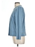 Nina Leonard 100% Acrylic Blue Long Sleeve Top Size L - photo 5