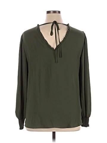 Ann Taylor LOFT Long Sleeve Blouse (view 2)