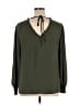 Ann Taylor LOFT Green Long Sleeve Blouse Size XL - photo 2