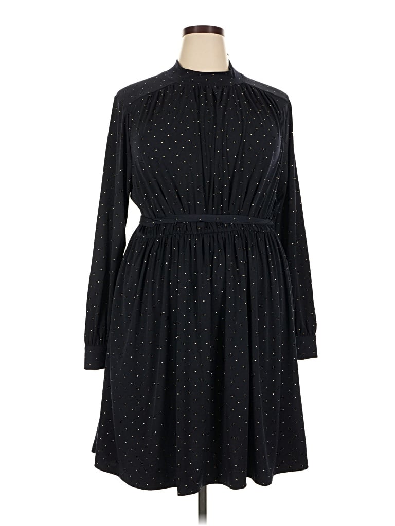 Lane Bryant Casual Dress In Black