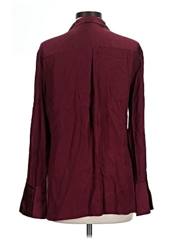 Elie Tahari Long Sleeve Silk Top (view 2)