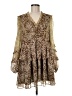 Few Moda 100% Polyester Animal Print Brown Cocktail Dress Size M - photo 1