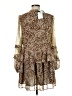 Few Moda 100% Polyester Animal Print Brown Cocktail Dress Size M - photo 2