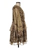 Few Moda 100% Polyester Animal Print Brown Cocktail Dress Size M - photo 4
