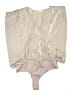 Flounce 100% Polyester Silver Tan Kimono Size 18 - photo 1