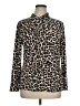 Worthington Animal Print Brown Jacket Size XL - photo 1