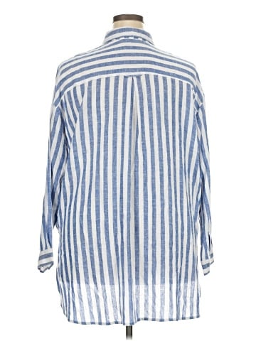 Old Navy 3/4 Sleeve Button-Down Shirt (view 2)