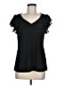 MSK Black Short Sleeve Top Size M - photo 1