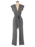 Monteau Solid Gray Jumpsuit Size S - photo 1