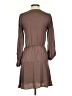 Socialite 100% Polyester Solid Brown Casual Dress Size XS - photo 2