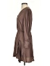 Socialite 100% Polyester Solid Brown Casual Dress Size XS - photo 5