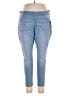 Amazon Essentials Color Block Blue Jeggings Size 18 - photo 1