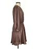 Socialite 100% Polyester Solid Brown Casual Dress Size XS - photo 4