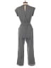 Monteau Solid Gray Jumpsuit Size S - photo 2