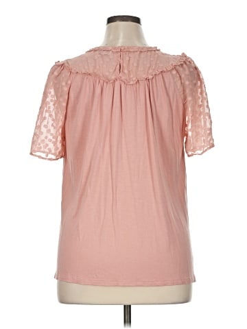 Ann Taylor LOFT Outlet Short Sleeve Blouse (view 2)