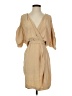 Robert Rodriguez 100% Silk Tan Cocktail Dress Size 2 - photo 1