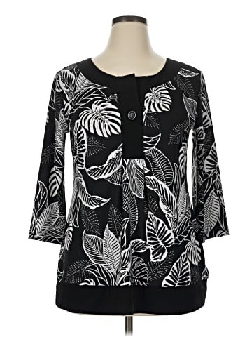 Jaclyn Smith 3/4 Sleeve Blouse (view 1)