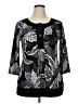 Jaclyn Smith Black 3/4 Sleeve Blouse Size XL - photo 1