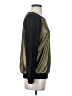 Addison Metallic Gold Long Sleeve Blouse Size S - photo 4