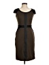 ECI Color Block Brown Cocktail Dress Size 8 - photo 1