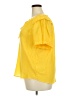Cato Yellow Short Sleeve Blouse Size 22 - photo 5