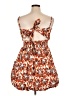 City Studio Print Orange Cocktail Dress Size XL - photo 2