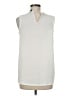 Halogen Ivory Sleeveless Blouse Size M - photo 2