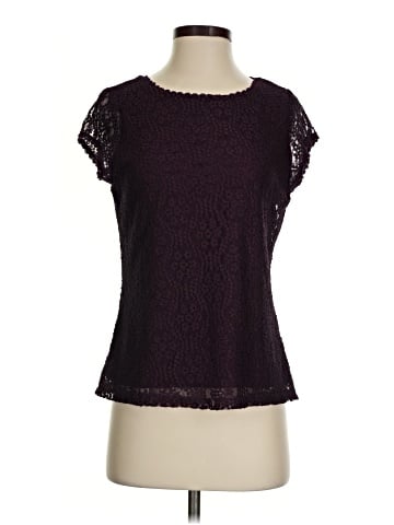 Karl Lagerfeld Paris Short Sleeve Top (view 1)