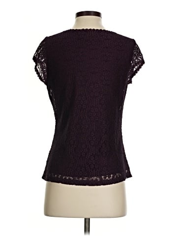 Karl Lagerfeld Paris Short Sleeve Top (view 2)
