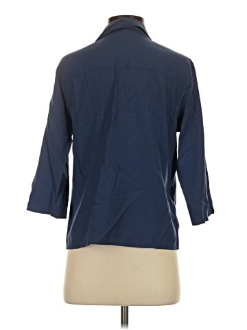 Karen Scott 3/4 Sleeve Button-Down Shirt (view 2)