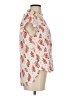 MELLODAY Floral Orange Sleeveless Blouse Size S - photo 4