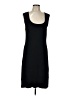 BCBGMAXAZRIA Solid Black Casual Dress Size L - photo 1