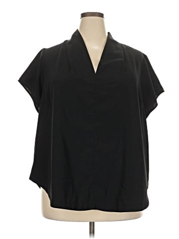 Universal Standard Short Sleeve Blouse (view 1)