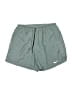 Nike 100% Polyester Green Athletic Shorts Size M - photo 1