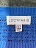Lucy Paris Blue Pullover Sweater Size XS - photo 7