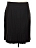 Chenault Solid Black Formal Skirt Size 16 - photo 2