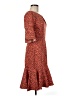Closet Animal Print Orange Casual Dress Size 6 - photo 4
